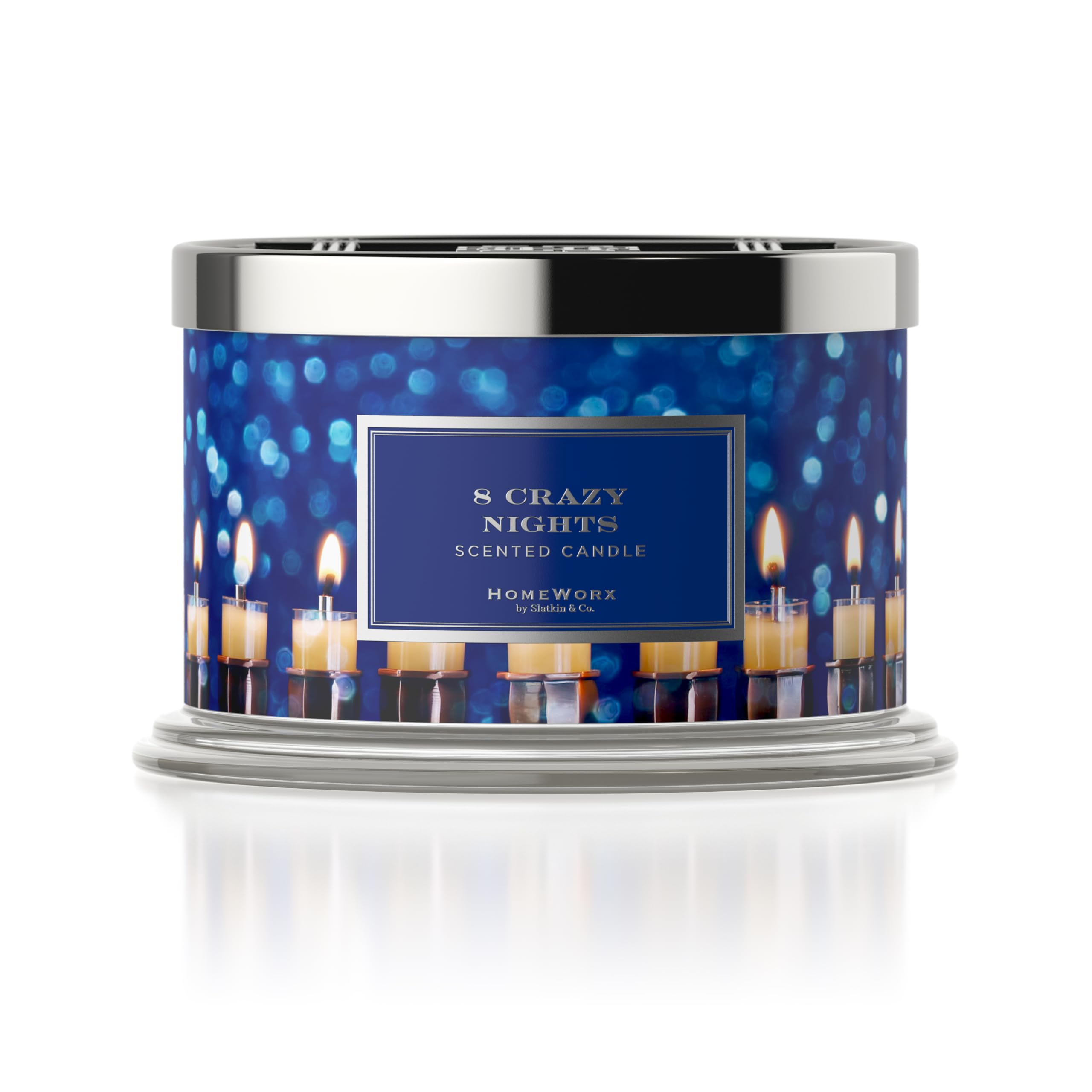 Amazon.com: HomeWorx by SLATKIN + CO. Candle- 8 Crazy Nights, 18